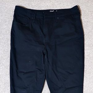 High Rise Black Skinny Jeans